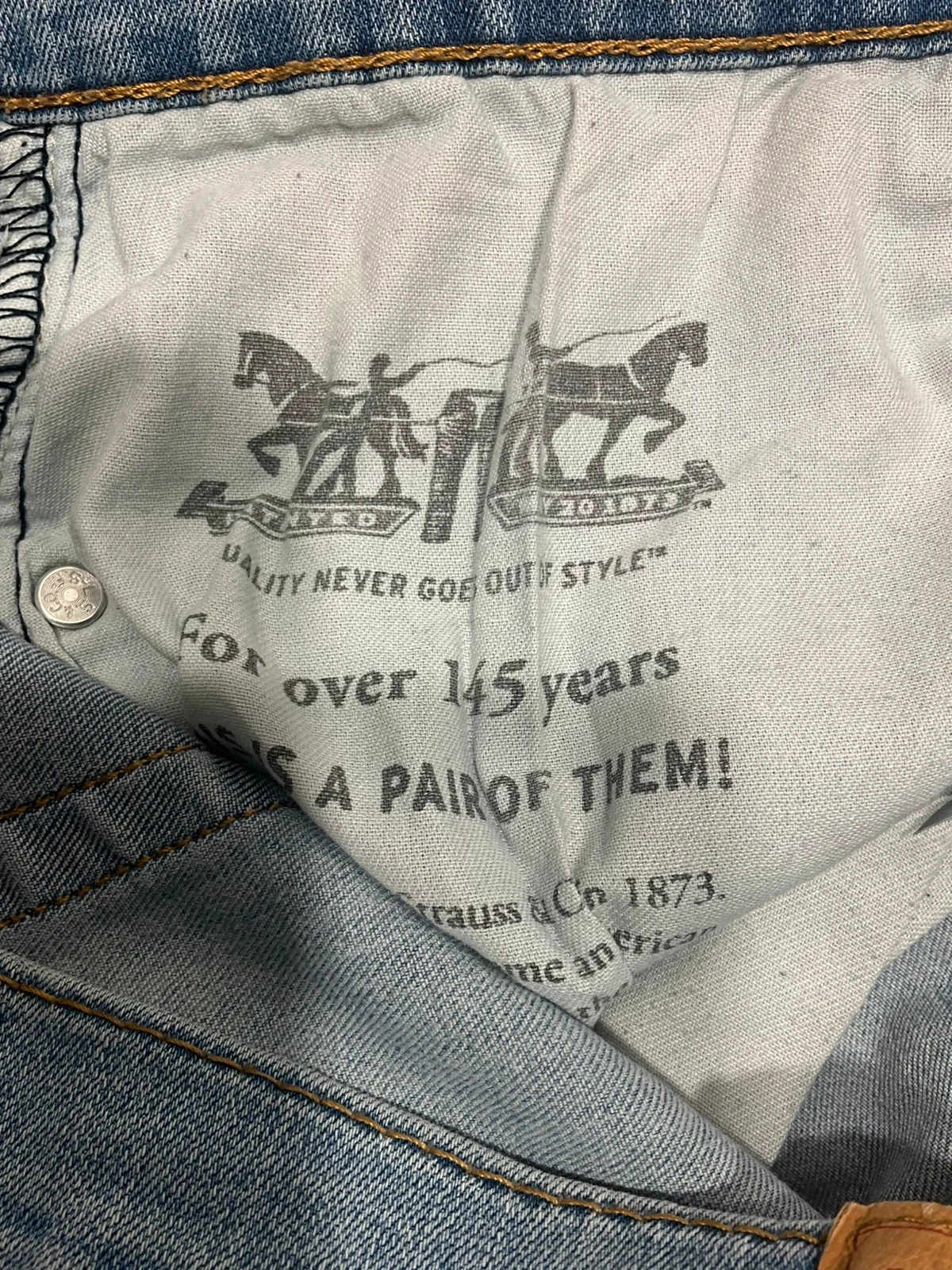 Jean Levi's 541 W36 L32 Athletic Taper Délavé Clair  Lvh 182 – photo 12